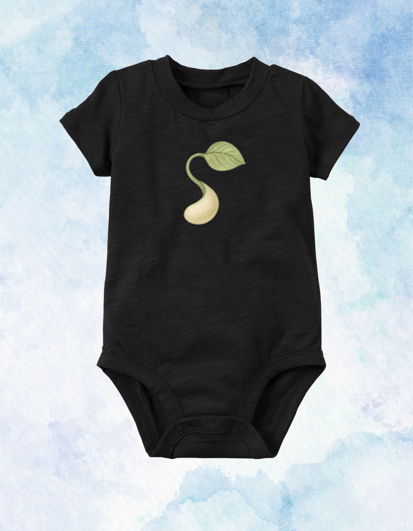 FASOLKA body niemowlęce czarne