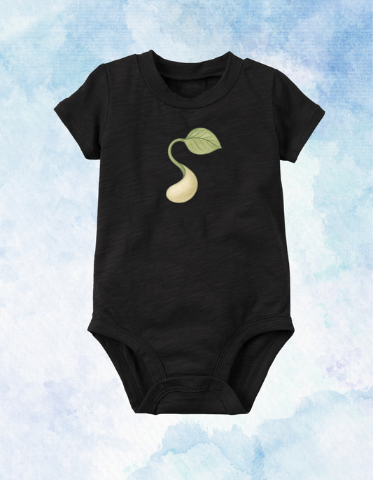 FASOLKA body niemowlęce czarne