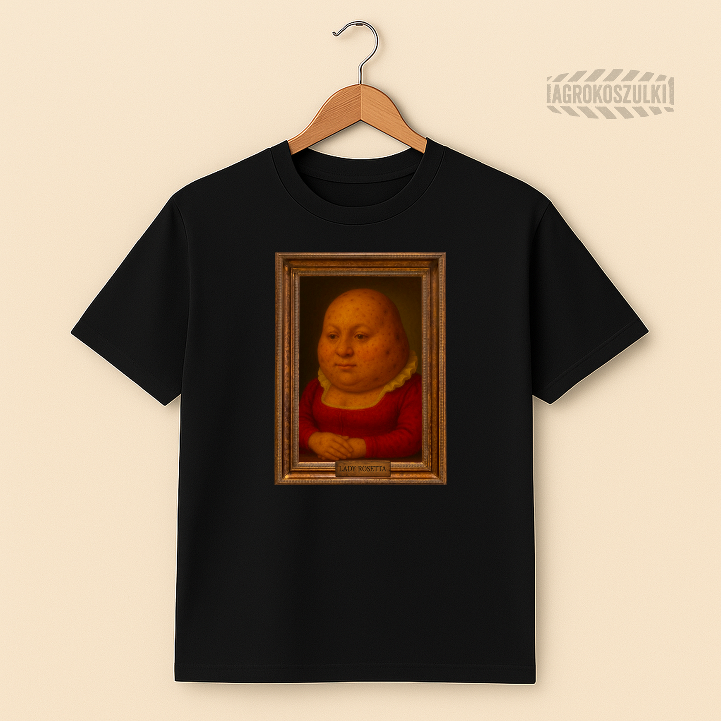 LADY ROSETTA , koszulka rolnicza z humorem
