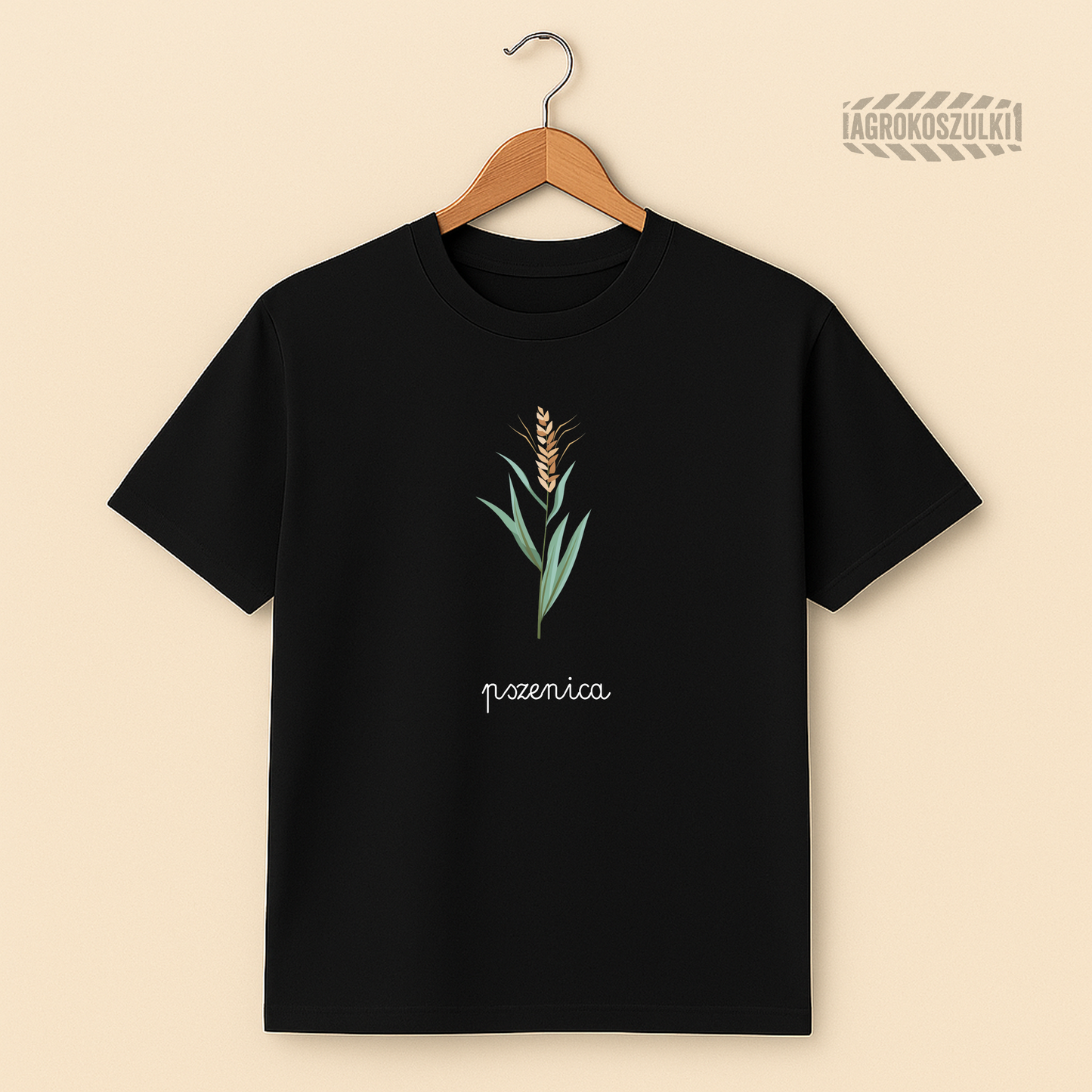Pszenica – minimalistyczna koszulka botaniczna