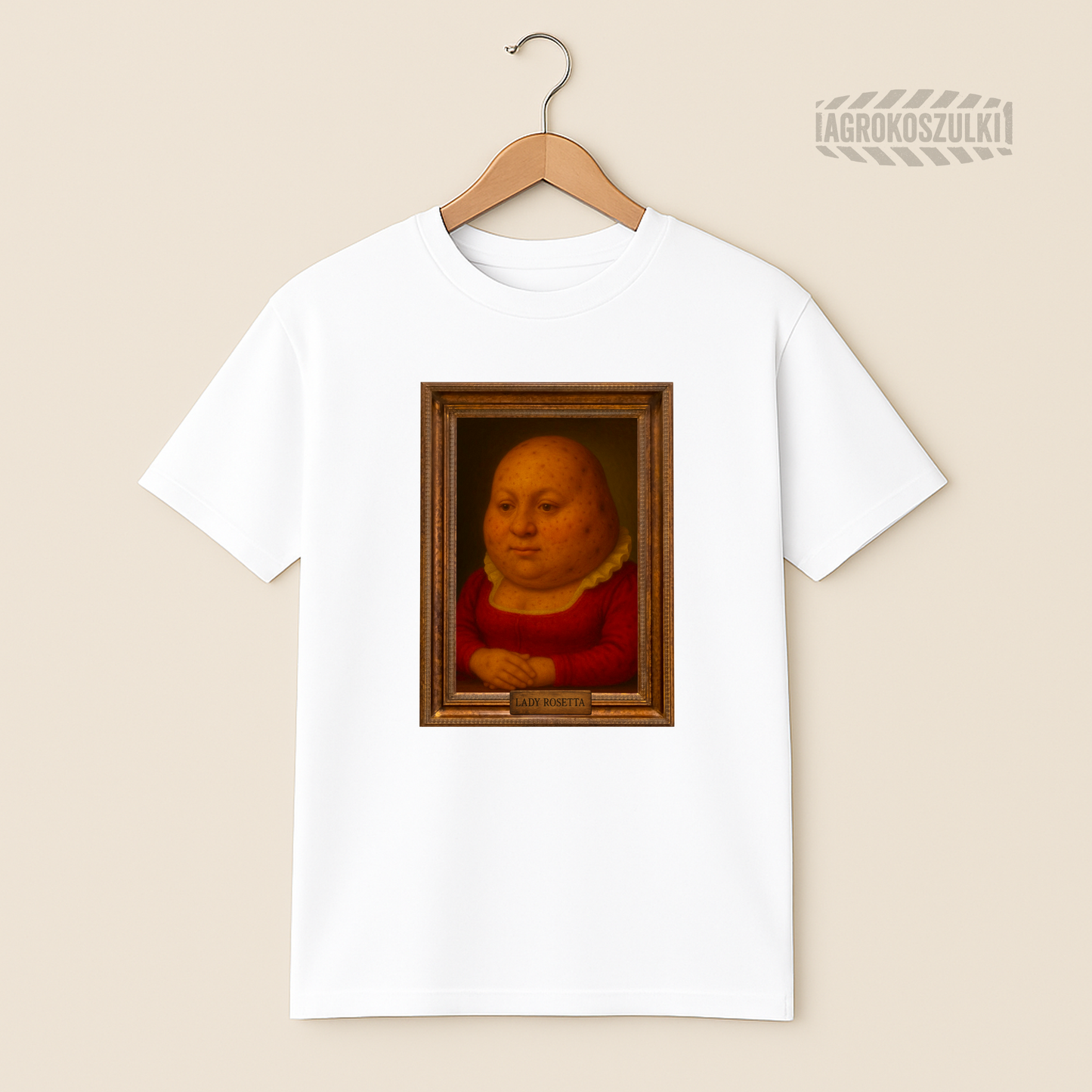 LADY ROSETTA , koszulka rolnicza z humorem