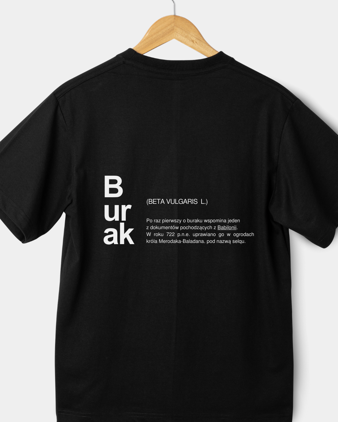 Burak, koszulka męska , czarna